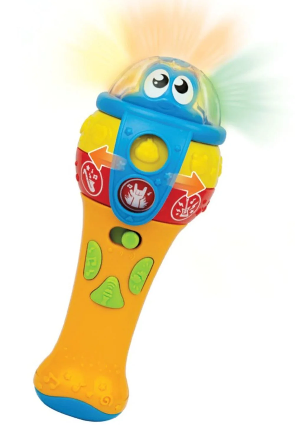 Музыкальная игрушка Winfun для малышей Микрофон со звуками и светом foto