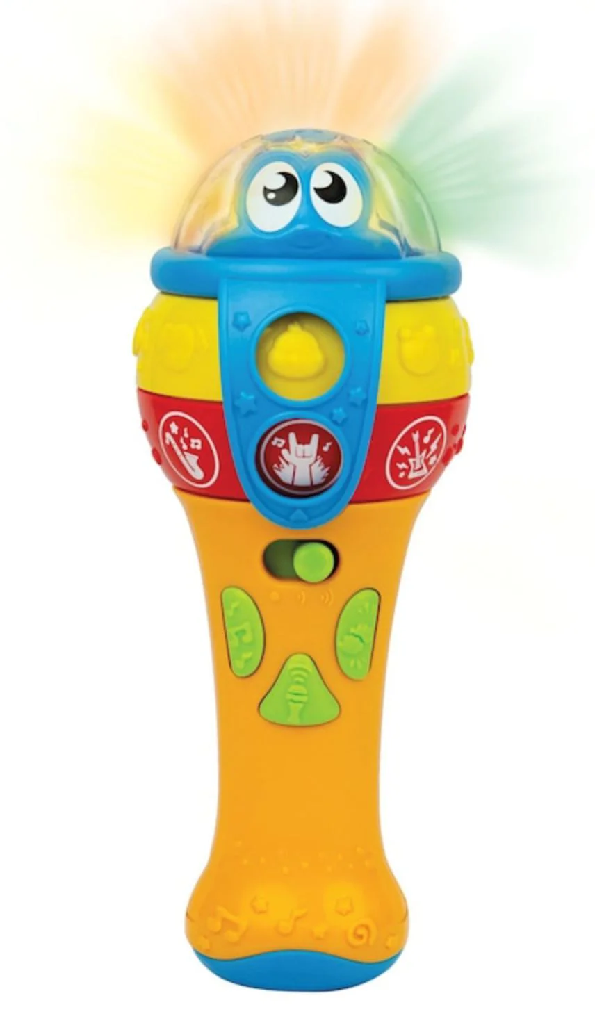 Музыкальная игрушка Winfun для малышей Микрофон со звуками и светом foto
