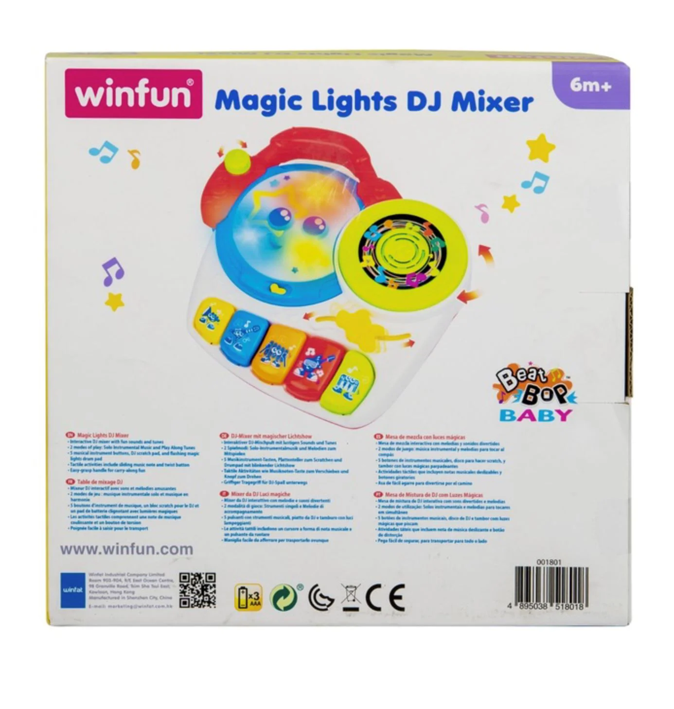 Музыкальная игрушка Winfun DJ Mixer со звуками и светом foto