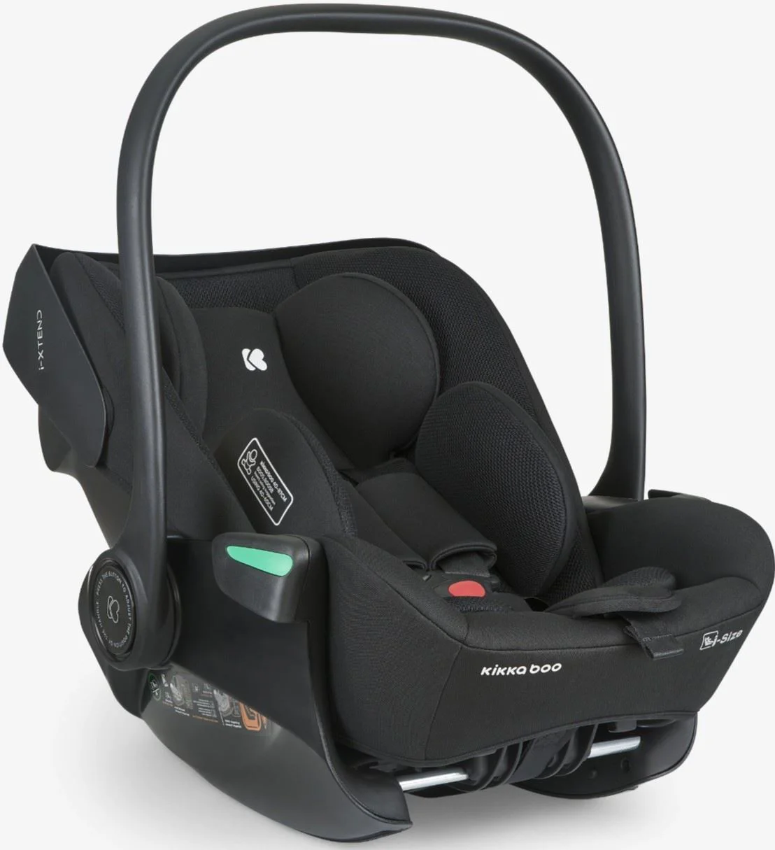 Автолюлька KikkaBoo i-Xtend i-SIZE Black, 40-87 см foto