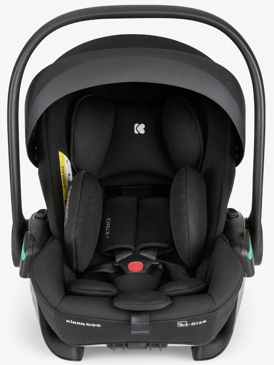 Автолюлька KikkaBoo i-Xtend i-SIZE Black, 40-87 см foto