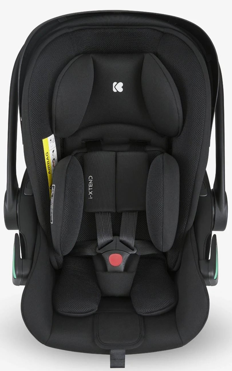 Автолюлька KikkaBoo i-Xtend i-SIZE Black, 40-87 см foto