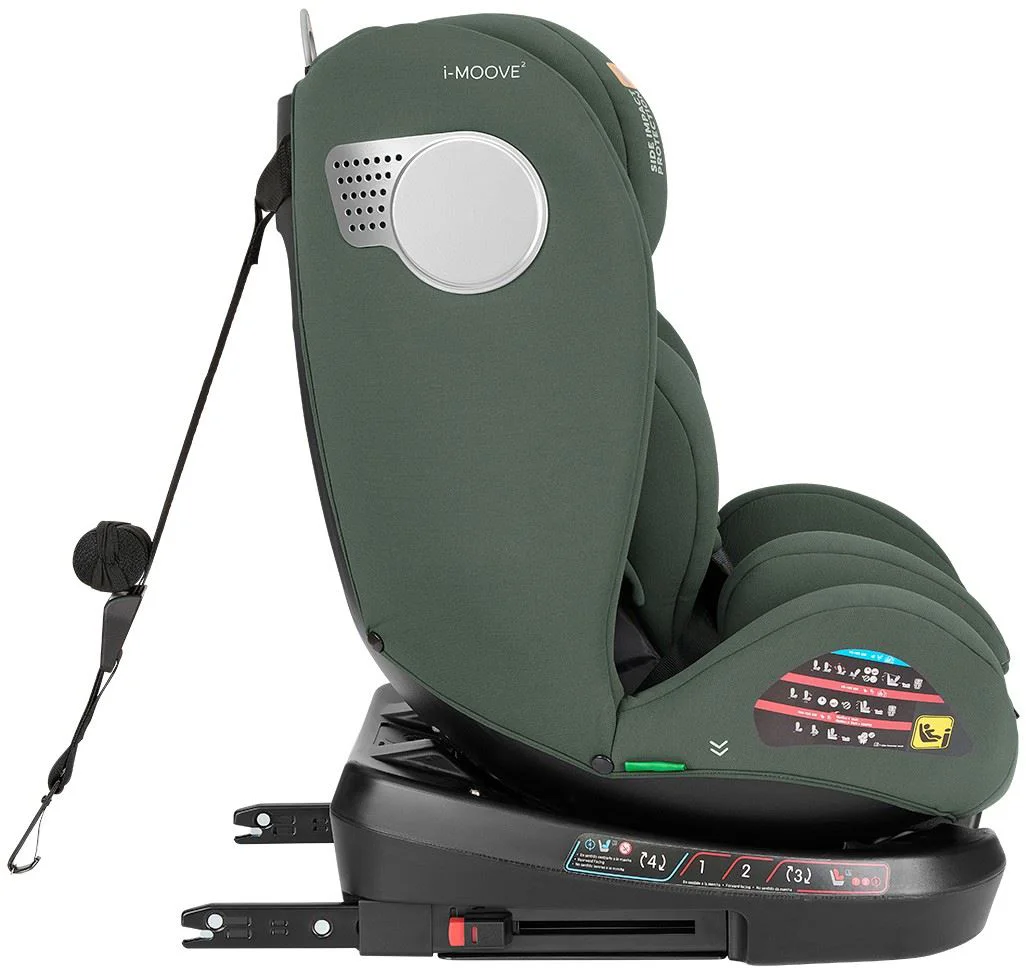 Автокресло KikkaBoo i-Moove 2 i-Size Army Green, 40-150 см foto