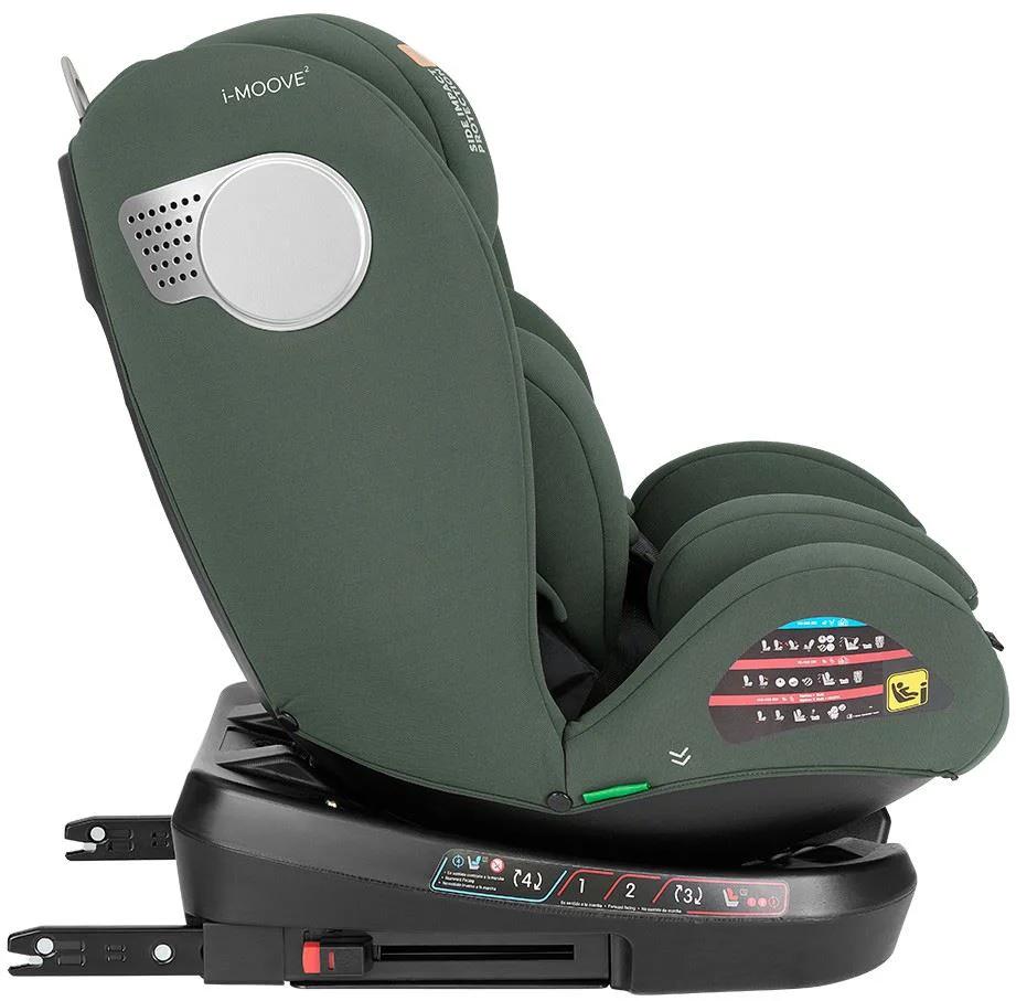 Автокресло KikkaBoo i-Moove 2 i-Size Army Green, 40-150 см foto