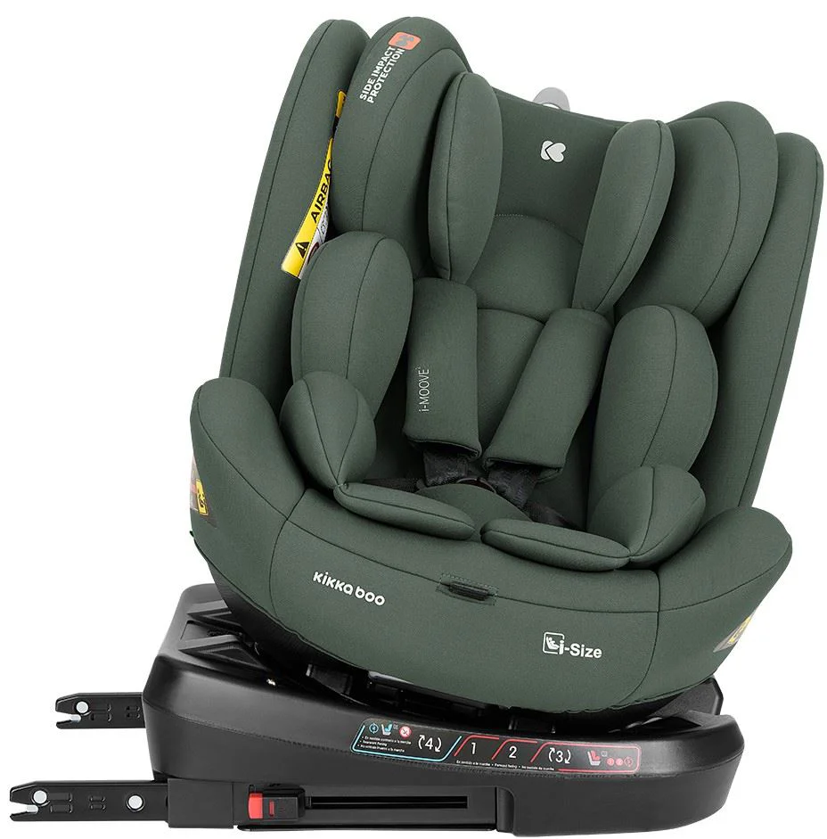 Автокресло KikkaBoo i-Moove 2 i-Size Army Green, 40-150 см foto