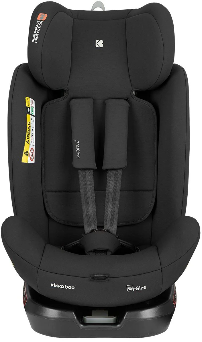 Scaun auto KikkaBoo i-Moove 2 i-Size Black, 40-150 cm foto