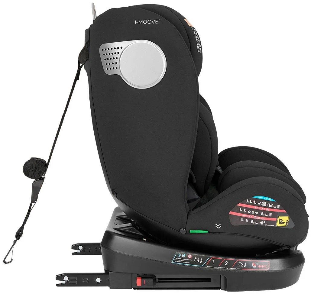 Scaun auto KikkaBoo i-Moove 2 i-Size Black, 40-150 cm foto