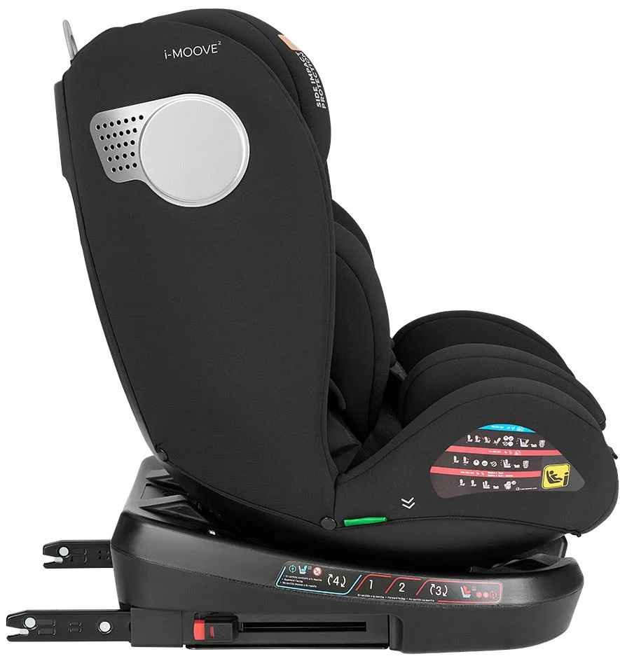 Scaun auto KikkaBoo i-Moove 2 i-Size Black, 40-150 cm foto