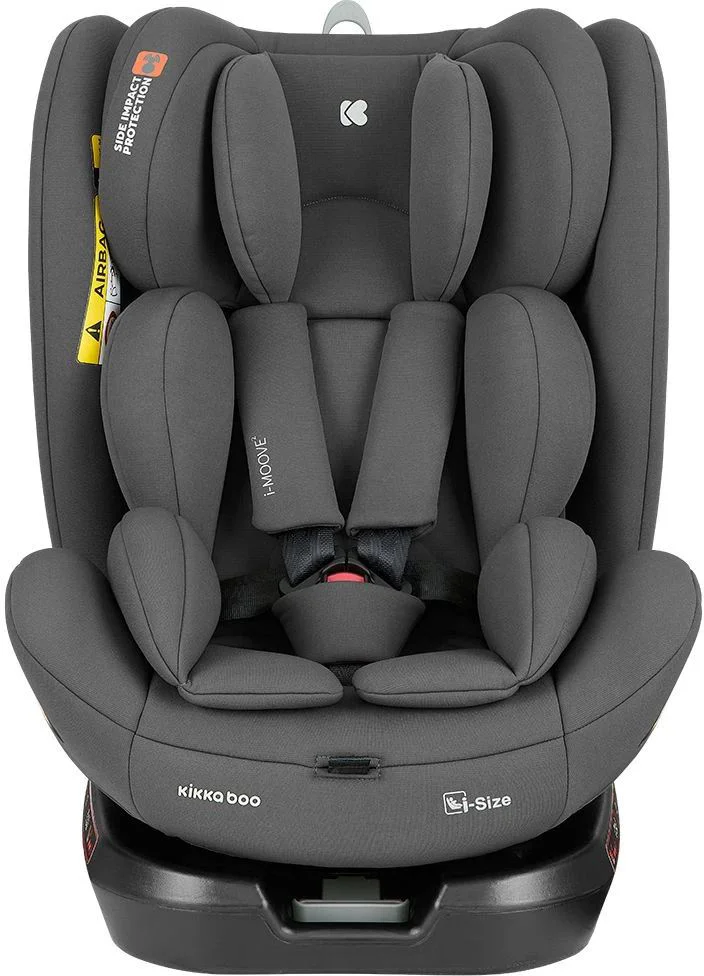 Автокресло KikkaBoo i-Moove 2 i-Size Dark Grey, 40-150 см foto