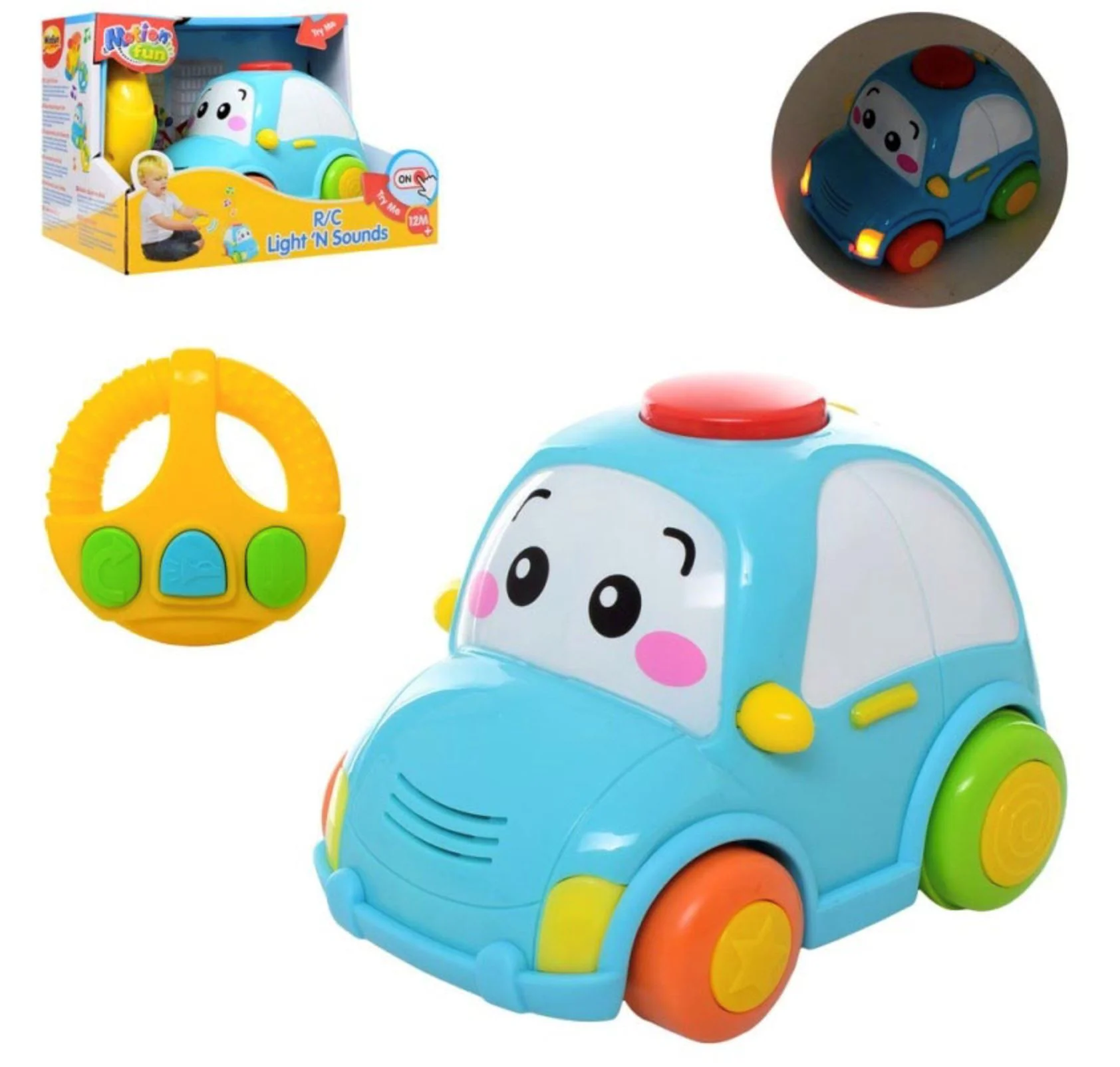 Детская игрушка Winfun Машинка с радиоуправлением, звуками и светом foto