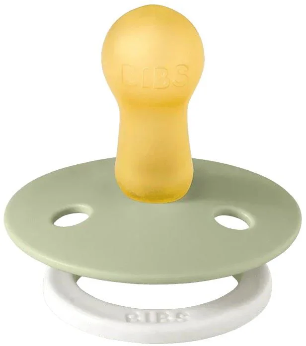 Suzeta rotunda din latex BIBS Glow Sage (18+ luni) foto