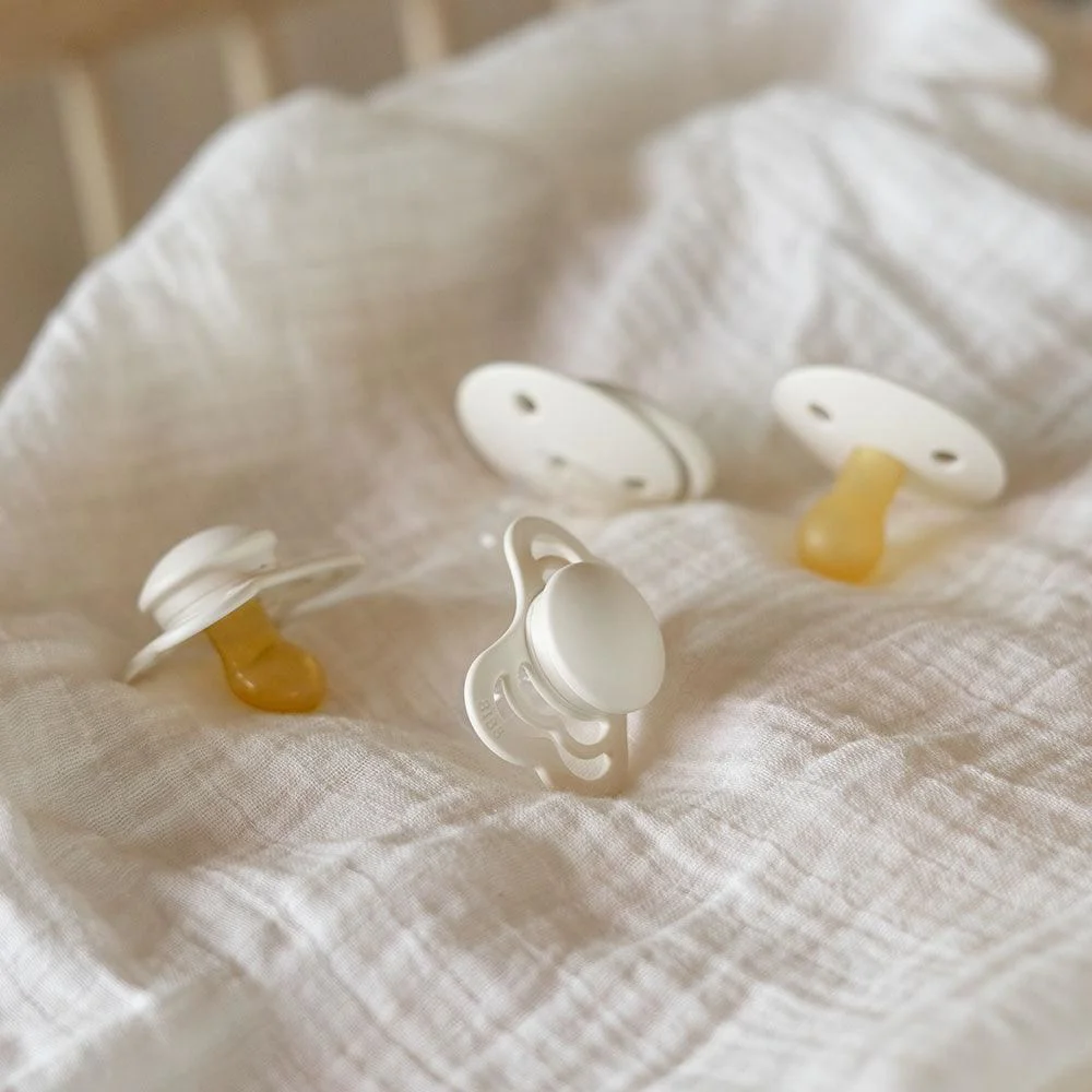 Набор из 4 пустышек BIBS Try-it collection Ivory (6-18 мес.) foto
