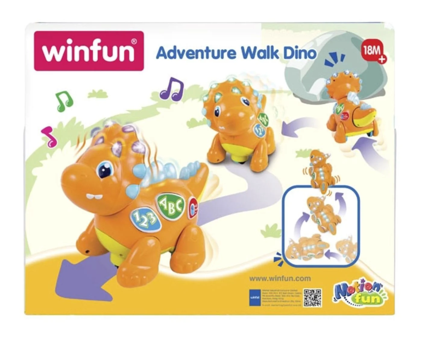 Интерактивная игрушка Winfun Динозавр foto