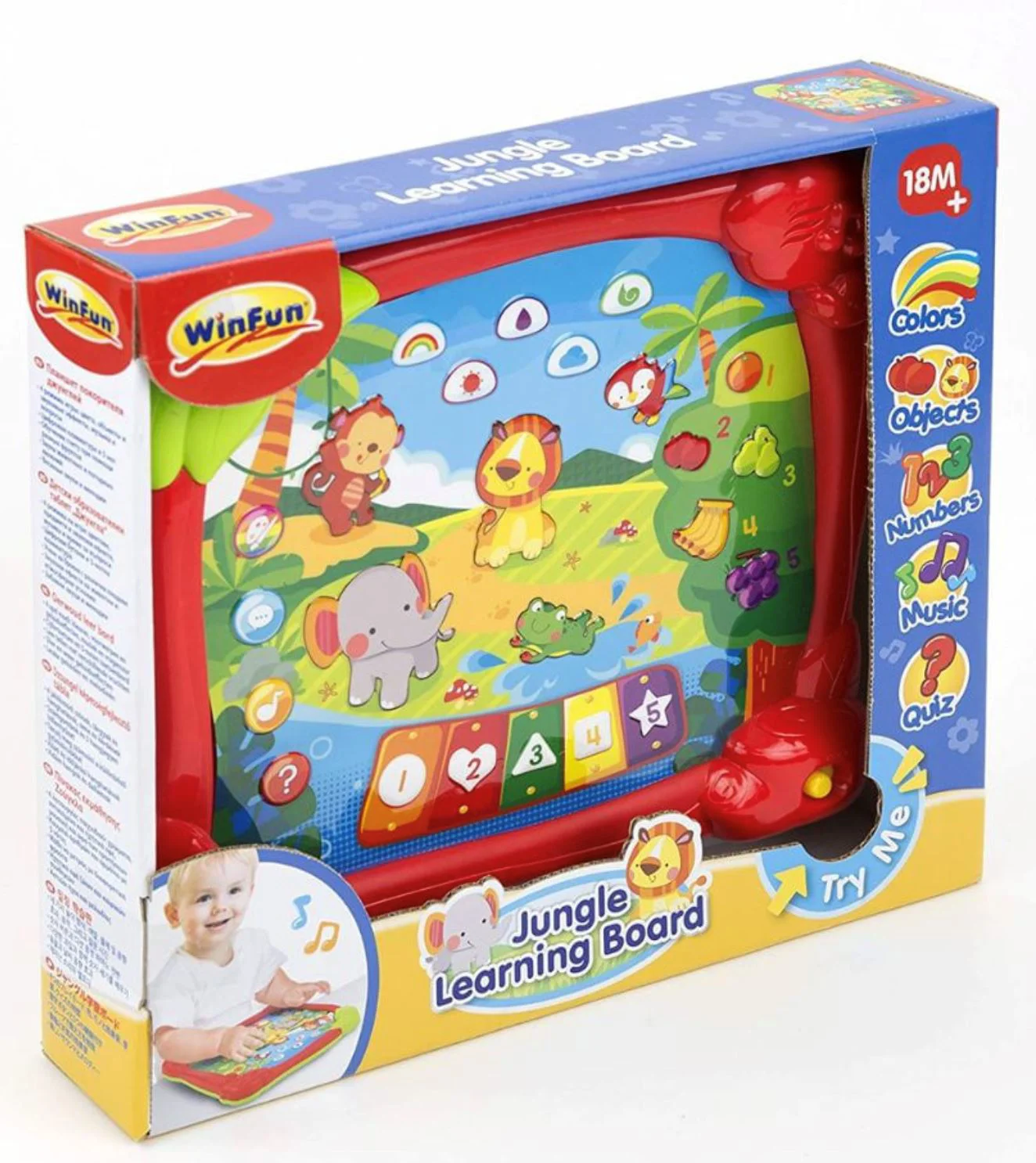 Jucarie pentru copii Winfun Tableta educativa Jungla, engleza foto