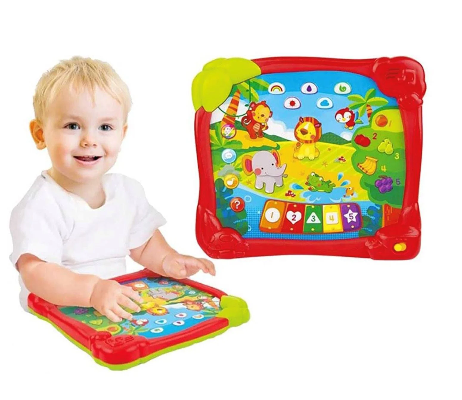 Jucarie pentru copii Winfun Tableta educativa Jungla, engleza foto