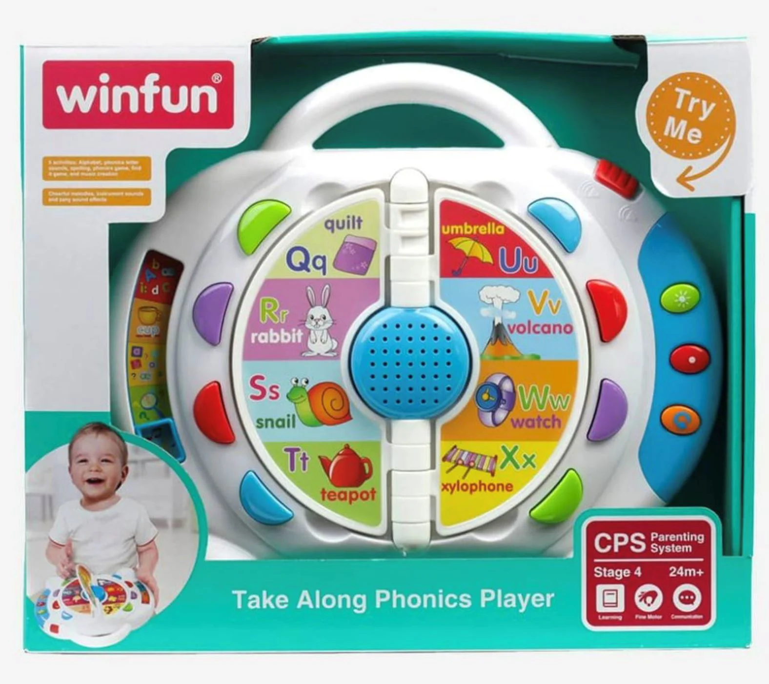 Игрушка для детей Winfun Портативная обучающая книга с заданиями foto