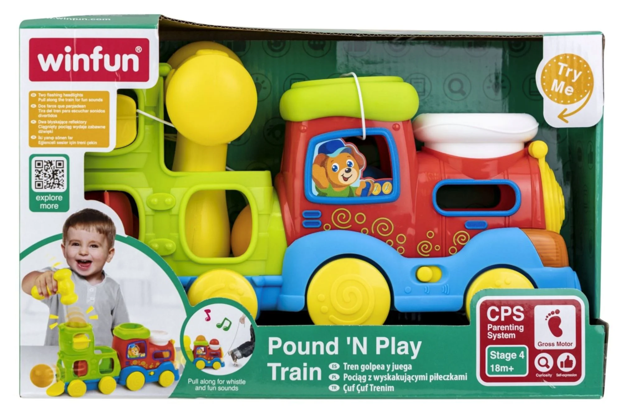Jucarie pentru copii Winfun Trenut cu mingi foto