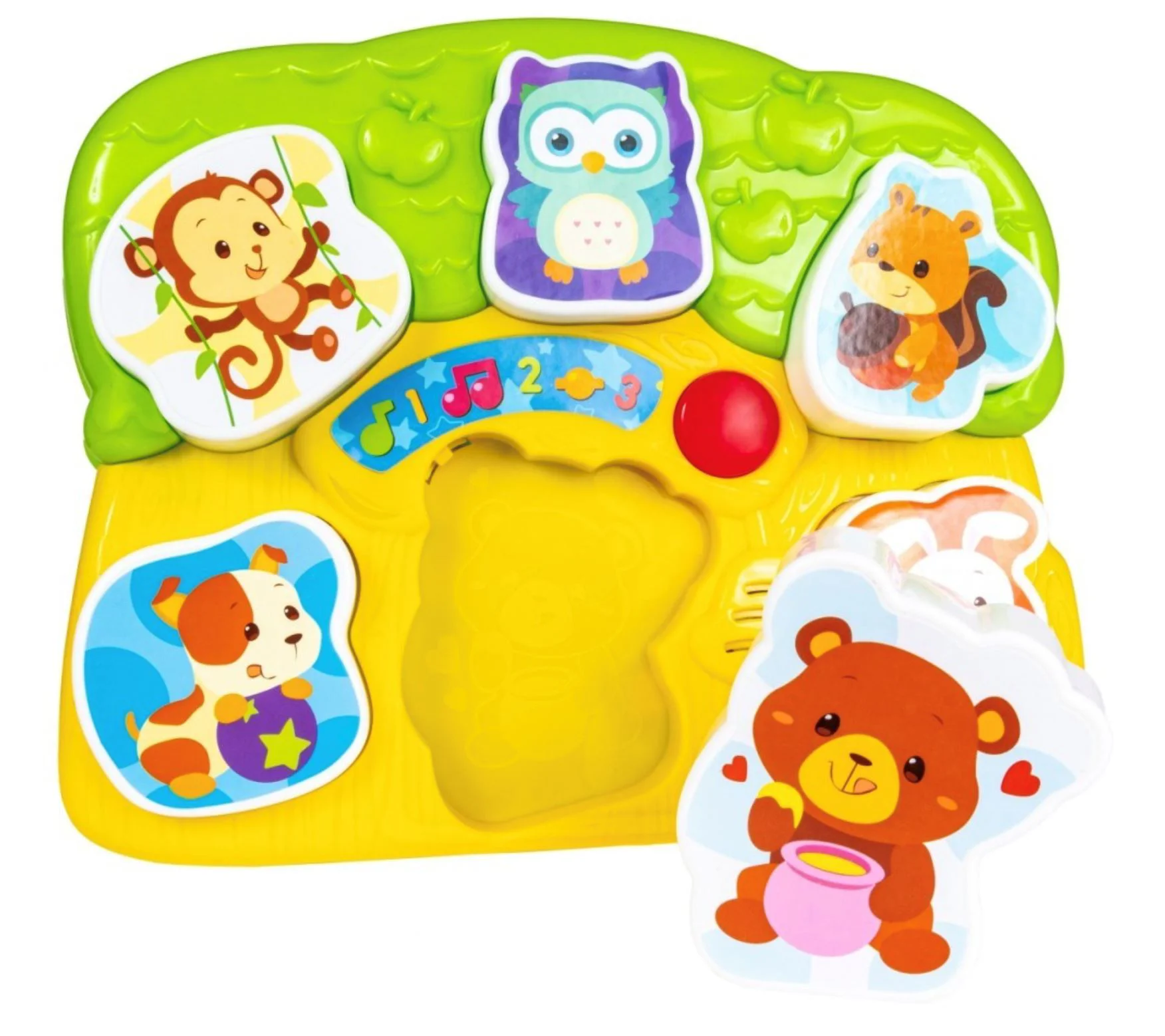 Образовательная игрушка Winfun Пазл с животными, со звуками и огнями foto