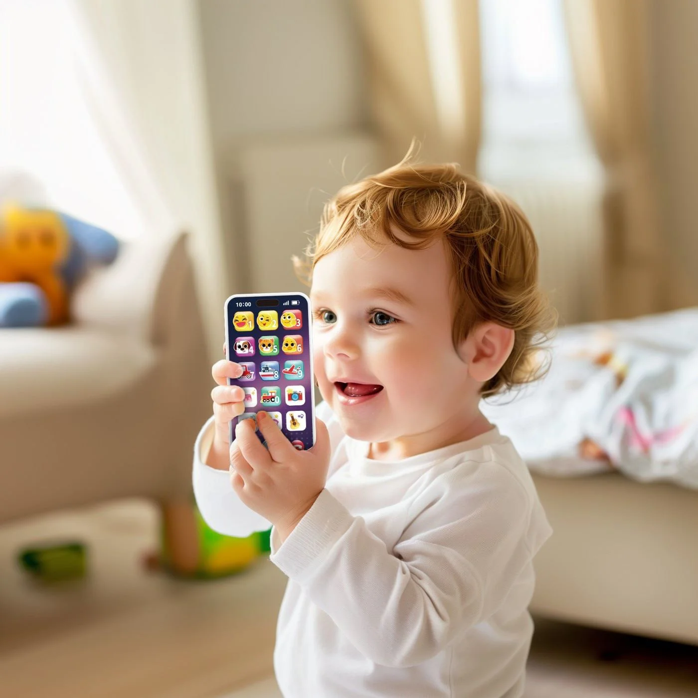Интерактивная игрушка Hola Toys Мобильный телефон "Записывай и изучай" foto