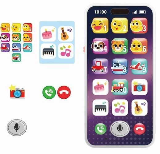 Интерактивная игрушка Hola Toys Мобильный телефон "Записывай и изучай" foto