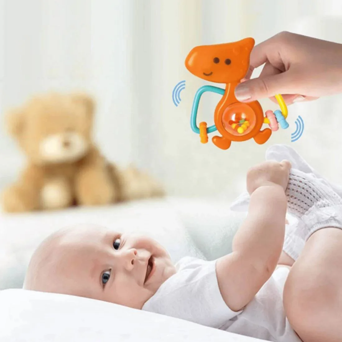 Набор погремушек Hola Toys Динозавры, 5 шт. foto