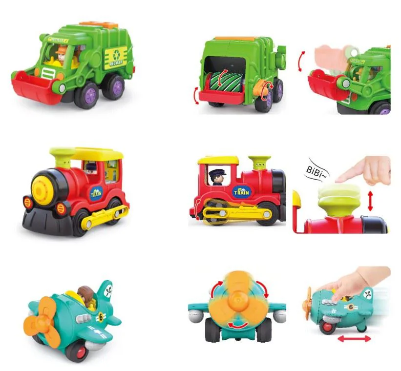 Набор транспортных средств Hola Toys, 3 шт. foto