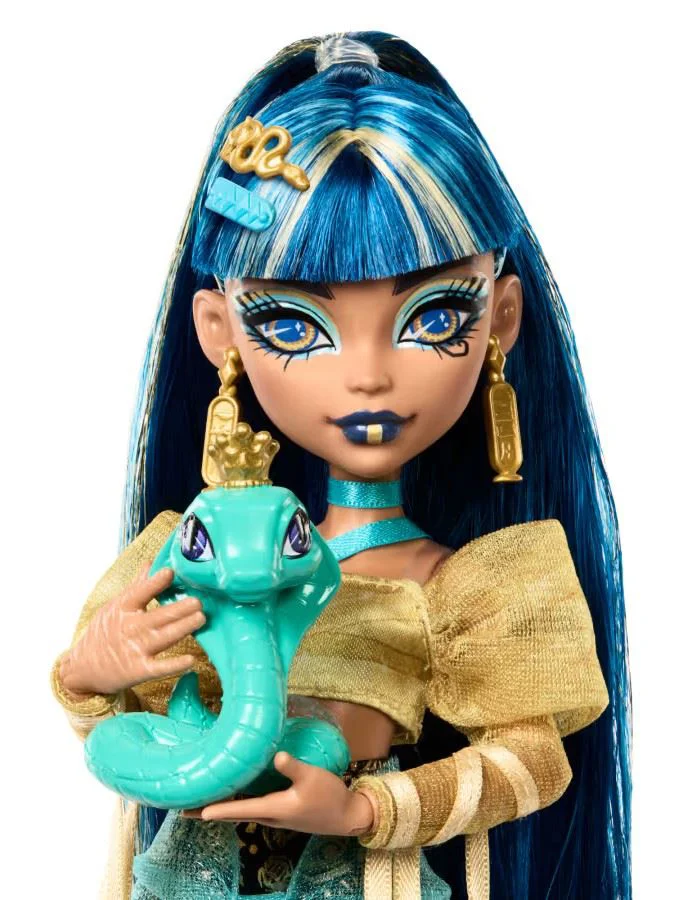 Кукла Monster High Клео де Нил с питомцем Хиссетт и аксессуарами foto
