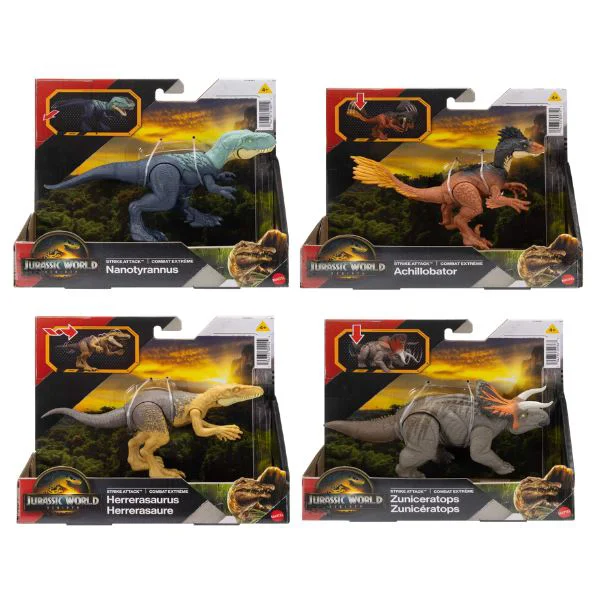 Интерактивная фигурка динозавра Jurassic World: Strike Attack, в ассорт. foto