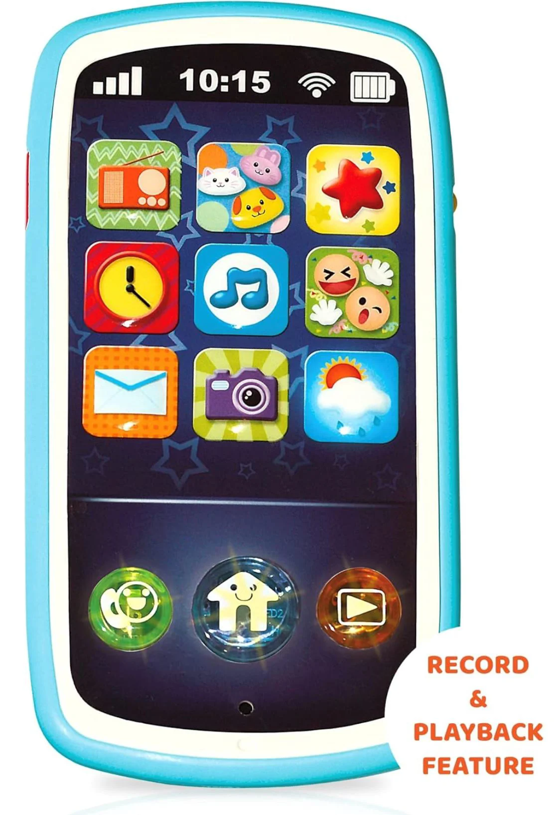 Интерактивная игрушка Winfun Смартфон со звуками и светом, английский язык foto