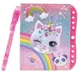 Set de creatie Hot Focus Cu carnetel, Pisica unicorn foto