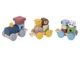 Деревянный поезд Tooky Toy с животными foto