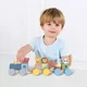 Деревянный поезд Tooky Toy с животными foto
