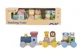 Деревянный поезд Tooky Toy с животными foto