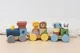 Деревянный поезд Tooky Toy с животными foto