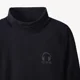 Orchestra Set 2 bluze cu guler inalt Black&Grey foto
