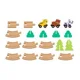 Set de joaca Tooky Toy Tren Animale cu prindere magnetica foto