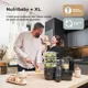 Robot multifunctional 5 in 1 Babymoov Nutribaby (+) XL Mineral Black foto
