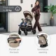 Carucior de plimbare KikkaBoo Jody Dark Grey foto