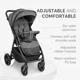 Carucior de plimbare KikkaBoo Jody Dark Grey foto