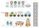 Деревянный игровой набор Tooky Toy «Космическая станция» foto
