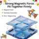 Set de constructie magnetic Paradisul Animalelor, 116 el. foto