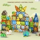 Set de constructie magnetic Paradisul Animalelor, 116 el. foto