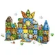 Set de constructie magnetic Paradisul Animalelor, 116 el. foto