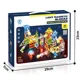 Set de constructie magnetic cu lumini si traseu cu bile, 69 el. foto