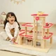 Set de joc din lemn Viga Toys Parcare-garaj foto