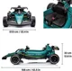 Kart electric Kids car Aston Martin, 12V7AH, motor 550x2, roti EVA foto