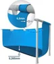 Piscina INTEX Roz cadru metalic, 244х76сm, 2843L foto