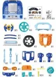 Игровой набор Essa Toys Мой первый автомеханик, 59 эл. foto