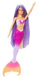 Set de joaca Barbie Sirena care isi schimba culoarea, cu accesorii foto