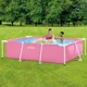 Piscina Rectangulara INTEX  220х150х60сm, 1622L, cadru metalic, roz foto